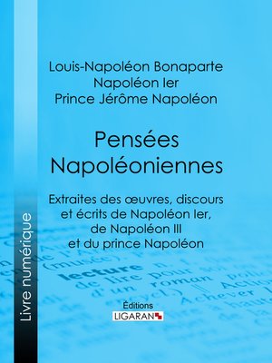 cover image of Pensées napoléoniennes